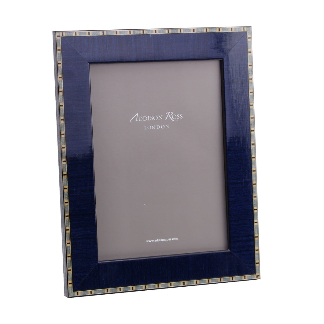 Addison Ross Frise Blue Marquetry Frame - 5 x 7 in