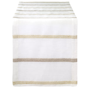 Bodrum Linens Metallic Band - 90" Table Runner