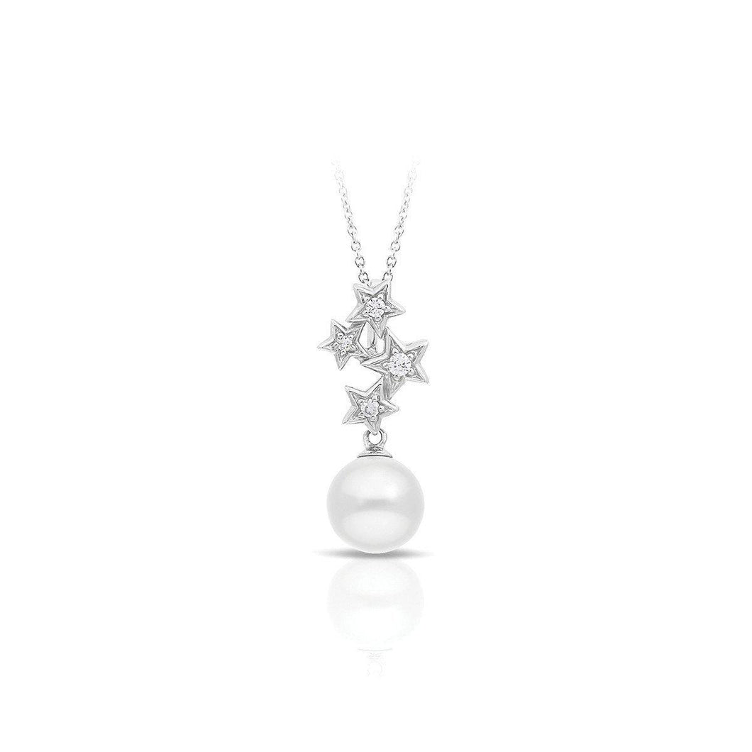 Belle Etoile Night Sky Pendant - White