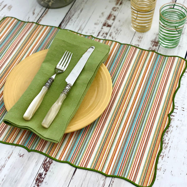 Load image into Gallery viewer, Bodrum Linens Bonaire - Easy Care Placemats - Set of 4
