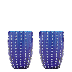 Zafferano Perle Tumbler - Set Of 2 - Blue