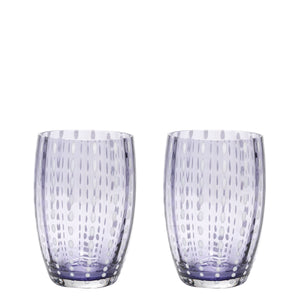 Zafferano Perle Tumbler - Set Of 2 - Lavender