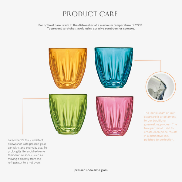 Load image into Gallery viewer, La Rochere Lily Tumblers Summertime - Assorted Colors - Set of 4
