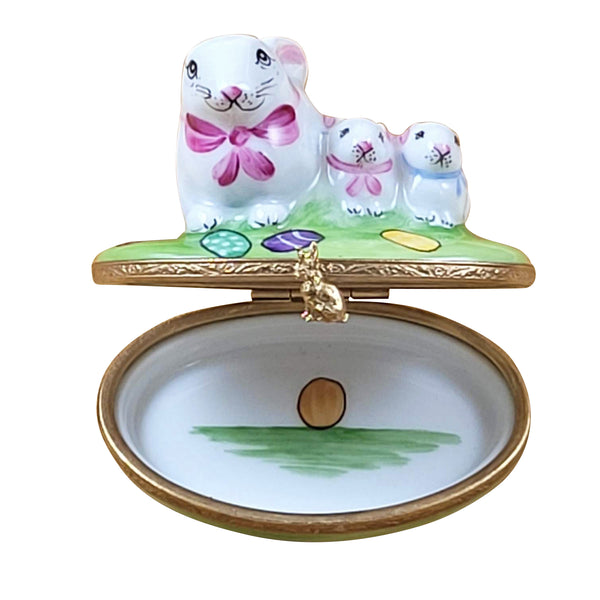 Load image into Gallery viewer, Rochard &quot;Rabbit Family - Easter Design&quot; Limoges Box
