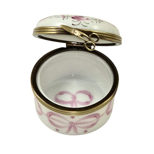 Rochard "Pink First Curl" Limoges Box