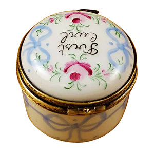 Rochard "Blue First Curl" Limoges Box