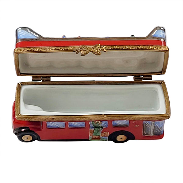 Load image into Gallery viewer, New York City Tour Bus Limoges Box
