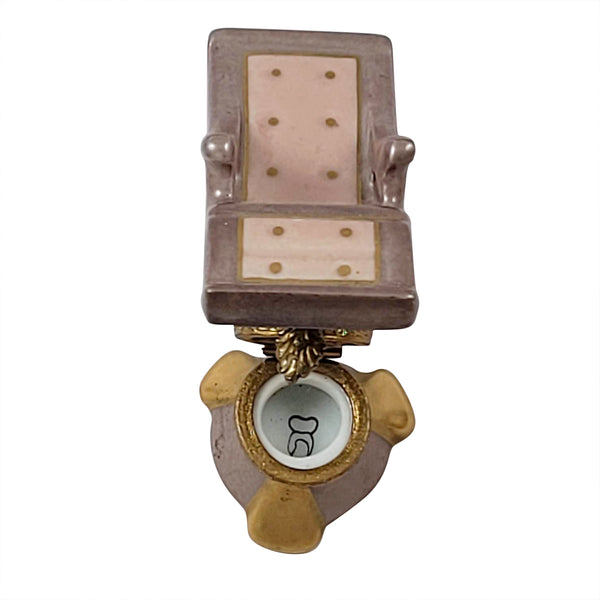 Load image into Gallery viewer, Dentist Chair - Silver Limoges Box
