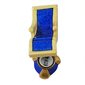 Dentist Chair - Blue & Yellow Limoges Box