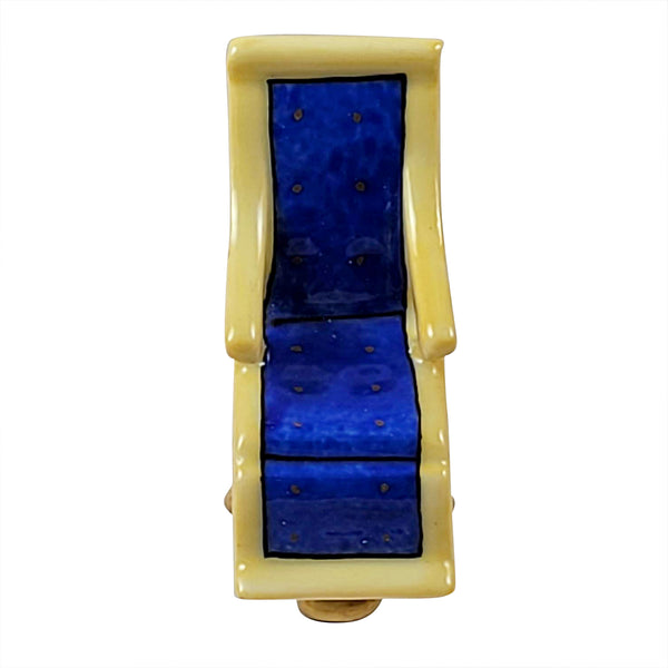 Load image into Gallery viewer, Dentist Chair - Blue &amp; Yellow Limoges Box
