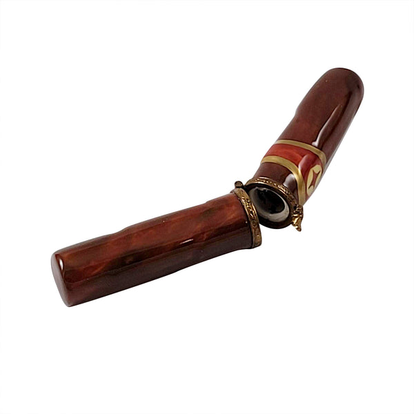 Load image into Gallery viewer, Cigar with Star Band Limoges Box

