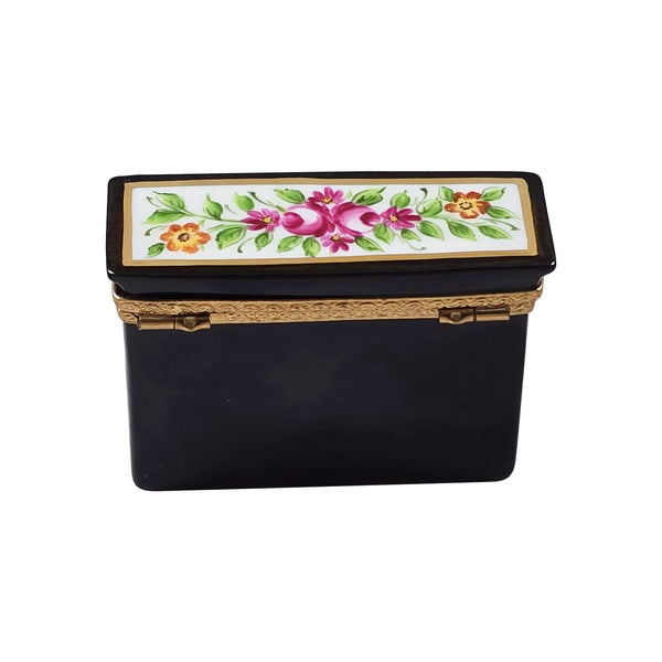 Load image into Gallery viewer, Upright Floral Piano Limoges Box
