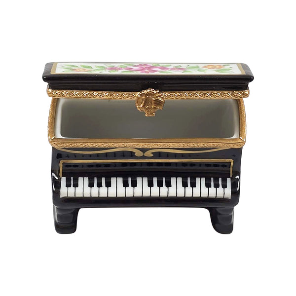 Load image into Gallery viewer, Upright Floral Piano Limoges Box
