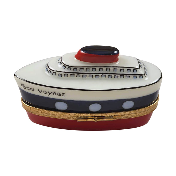 Load image into Gallery viewer, Cruise Ship Bon Voyage Limoges Box
