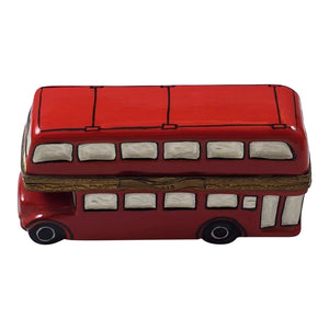 London Double Decker Bus Limoges Box