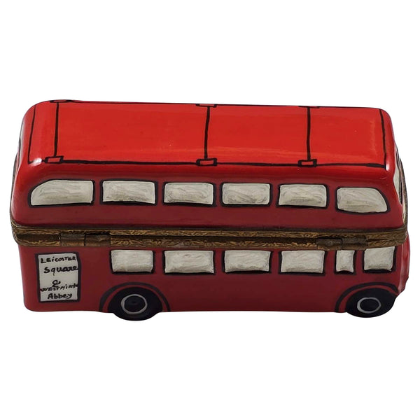 Load image into Gallery viewer, London Double Decker Bus Limoges Box
