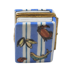 Seafood Cookbook Limoges Box