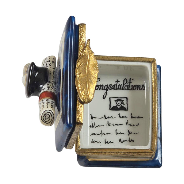 Load image into Gallery viewer, Graduation Book with Diploma Limoges Box
