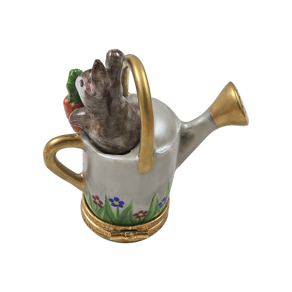 Load image into Gallery viewer, Rabbit in Watering Can Limoges Box
