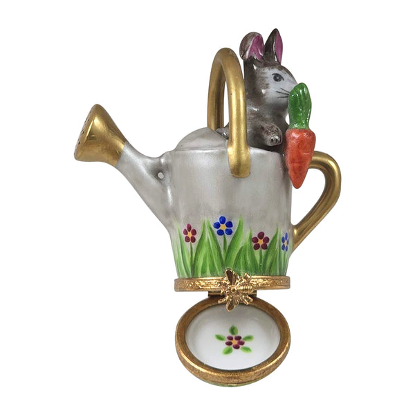 Load image into Gallery viewer, Rabbit in Watering Can Limoges Box
