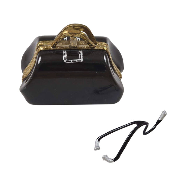 Load image into Gallery viewer, Doctor Bag with Stethoscope Limoges Box
