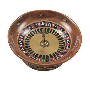 Brown Roulette Wheel Limoges Box