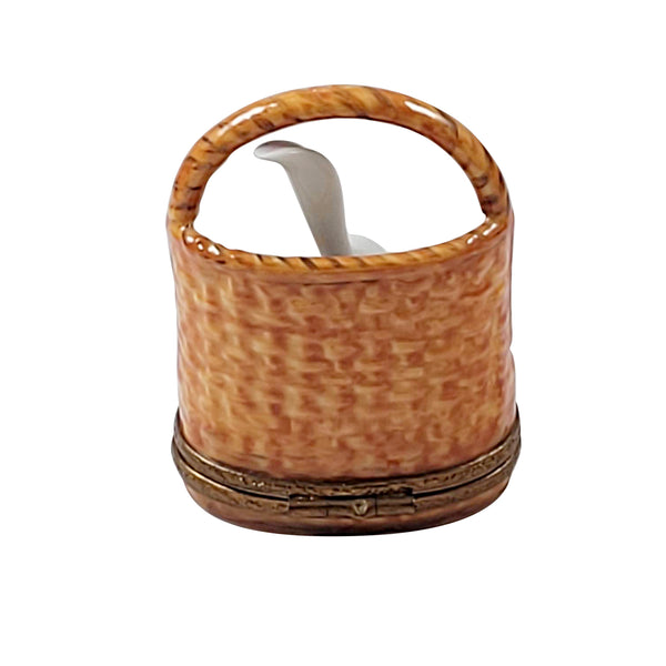 Load image into Gallery viewer, Basket with Bunny Limoges Box

