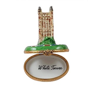 White Tower with Union Jack Limoges Box