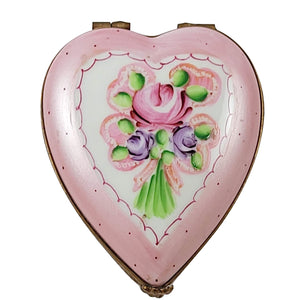 Pink Heart Limoges Box