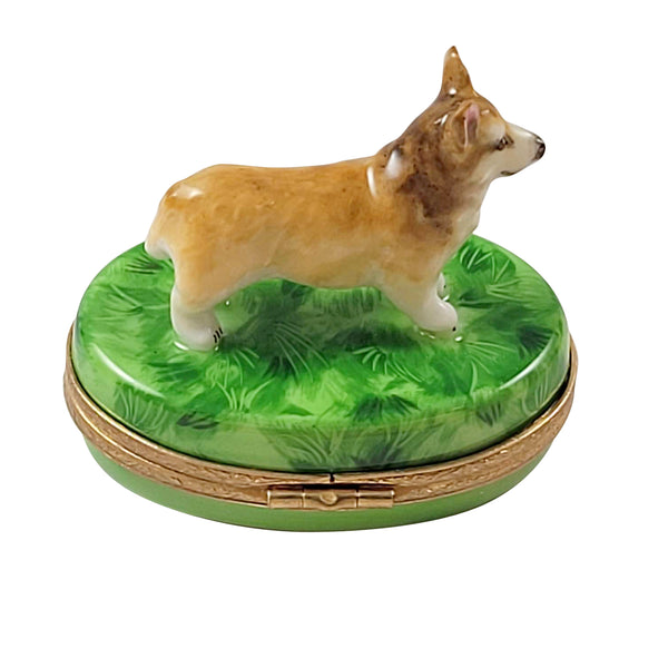 Load image into Gallery viewer, Rochard "Corgi" Limoges Box
