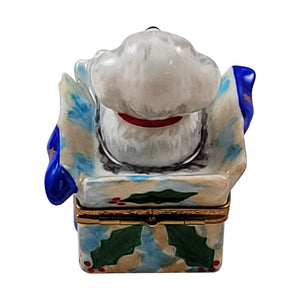 Rochard "Bichon in Present" Limoges Box