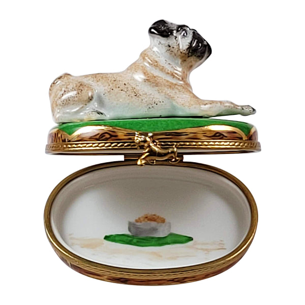 Load image into Gallery viewer, Rochard "Pug" Limoges Box
