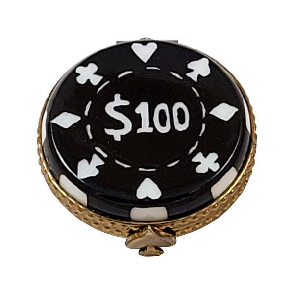 Load image into Gallery viewer, Rochard &quot;Poker Chip&quot; Limoges Box
