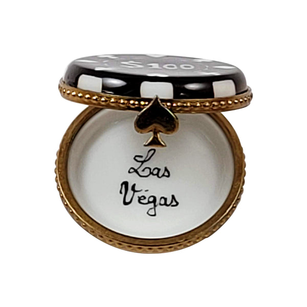 Load image into Gallery viewer, Rochard &quot;Poker Chip&quot; Limoges Box
