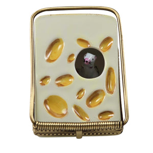 Rochard "Mouse on Cheese" Limoges Box