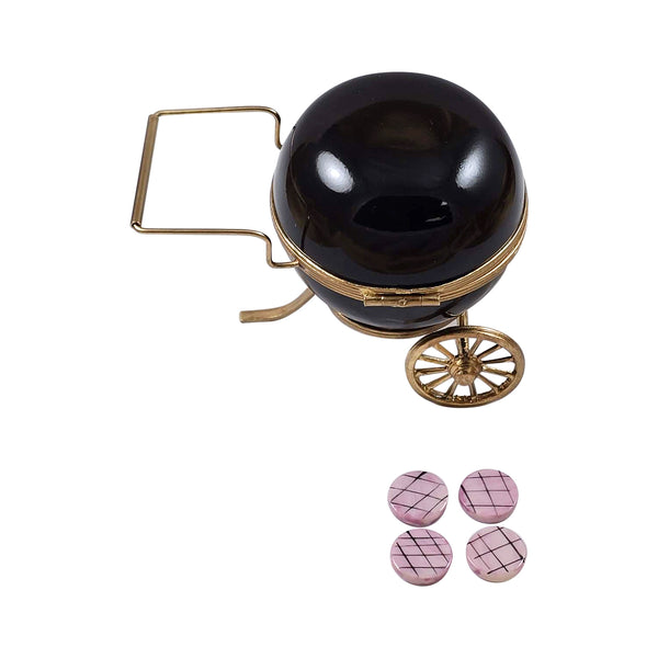 Load image into Gallery viewer, Rochard "Bar-B-Que Grill with Removable Hamburger Patties" Limoges Box
