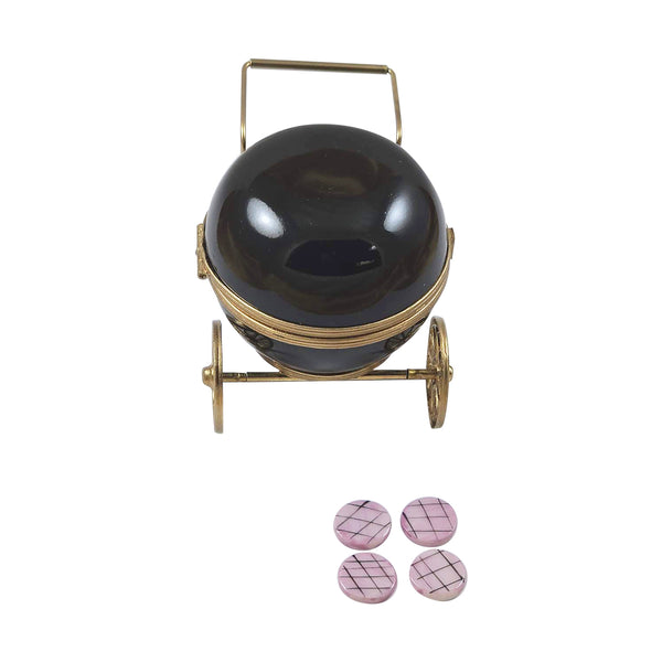 Load image into Gallery viewer, Rochard "Bar-B-Que Grill with Removable Hamburger Patties" Limoges Box
