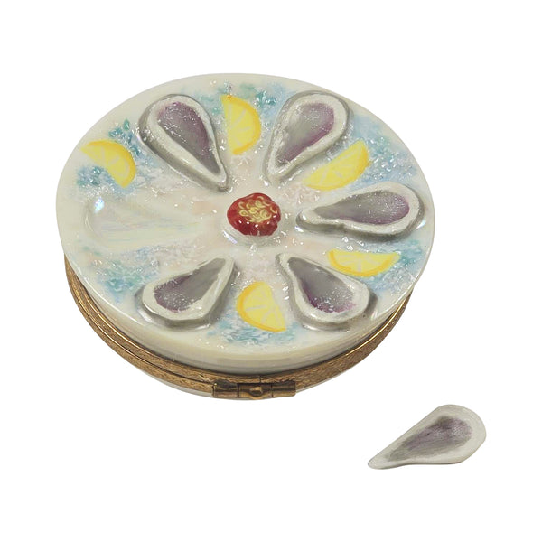 Load image into Gallery viewer, Rochard "Oyster Plate" Limoges Box
