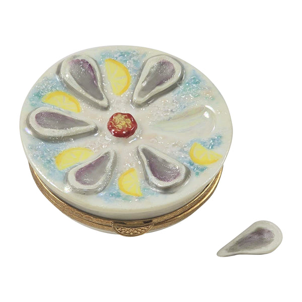 Load image into Gallery viewer, Rochard "Oyster Plate" Limoges Box
