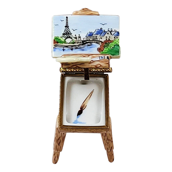 Load image into Gallery viewer, Rochard &quot;Easel with Eiffel Tower&quot; Limoges Box
