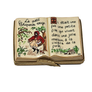 Rochard "Little Red Riding Hood Book" Limoges Box