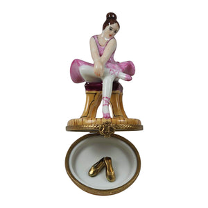 Rochard "Ballerina - Brown Hair" Limoges Box