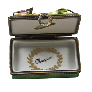 Rochard "Race Track with Cars" Limoges Box