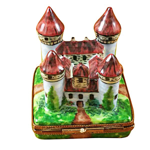 Rochard "Four Turret Castle" Limoges Box