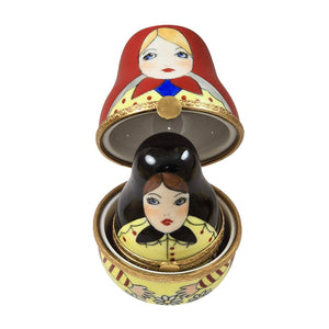 Rochard "Russian Nesting Dolls" Limoges Box