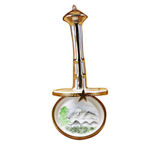 Rochard "Seattle Space Needle on Washington Map" Limoges Box