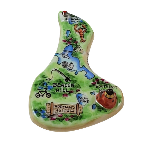 Load image into Gallery viewer, Rochard "Block Island with Removable Orb" Limoges Box
