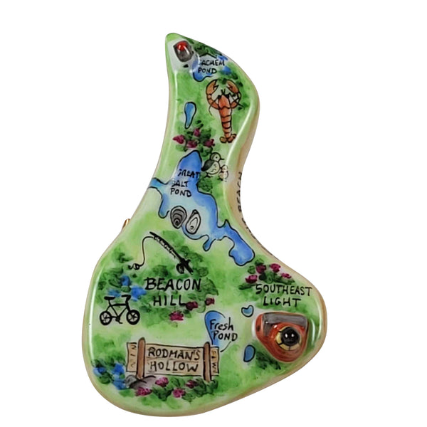 Load image into Gallery viewer, Rochard "Block Island with Removable Orb" Limoges Box
