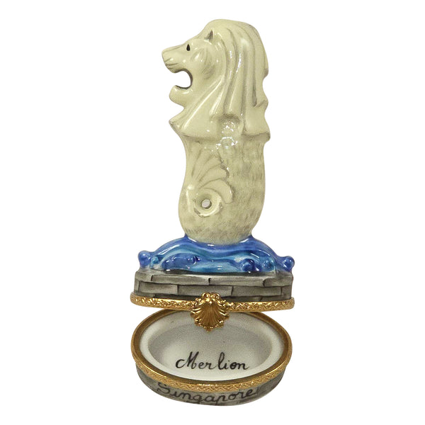 Load image into Gallery viewer, Rochard "Merlion - Singapore" Limoges Box
