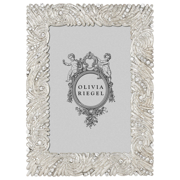 Load image into Gallery viewer, Olivia Riegel Silver Marina 5&quot; x 7&quot; Frame
